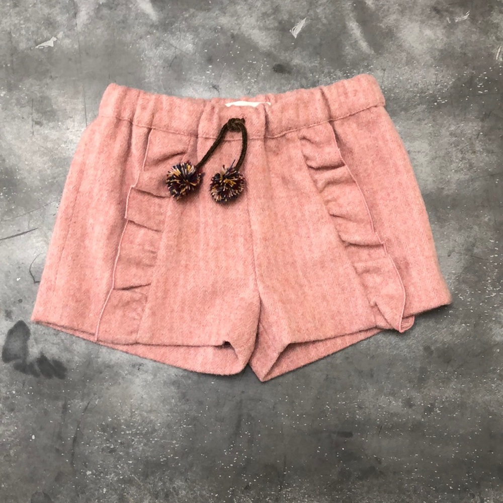ZARA knit shorts!! Cute little pompoms